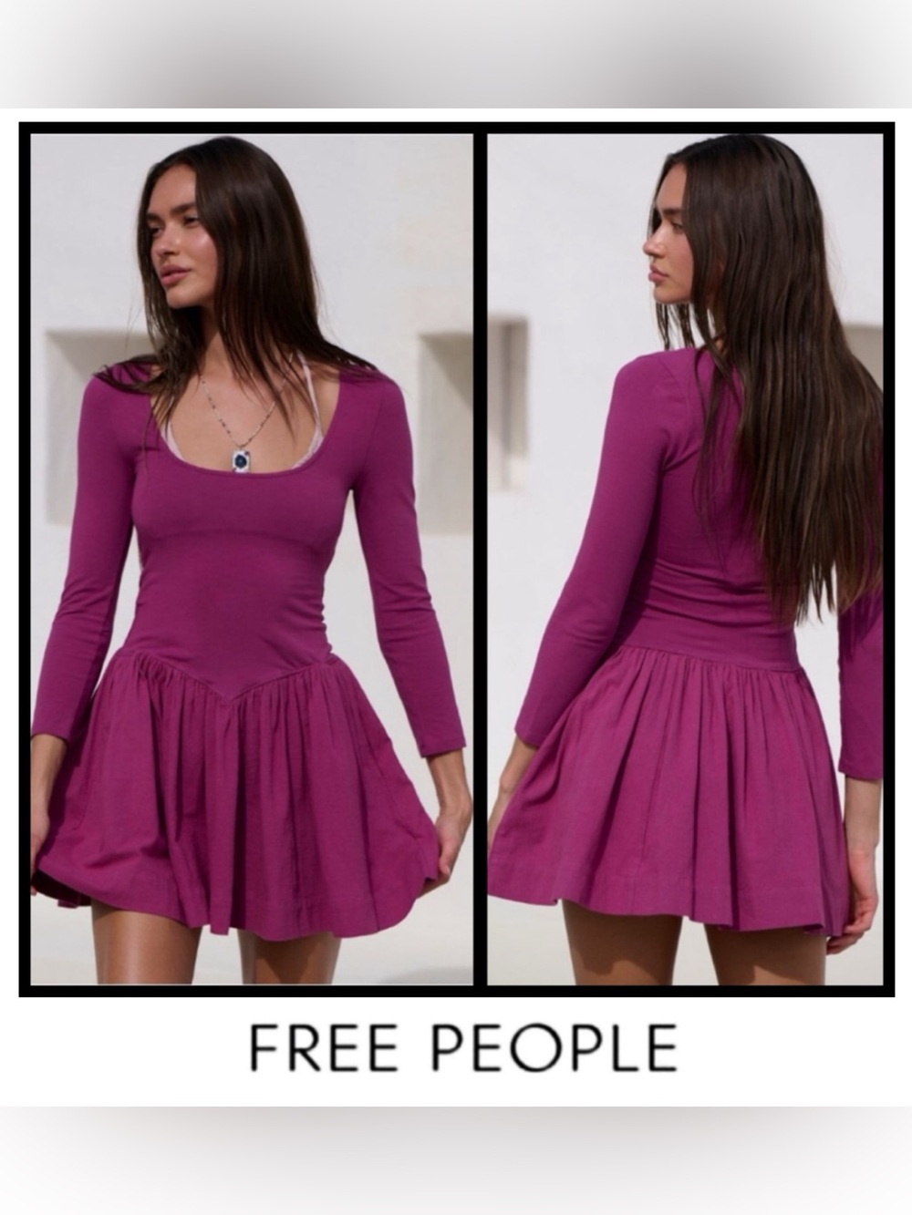 💥SALE💥NWT’S! *POCKETS FREE PEOPLE Onda Mini Dress Medium